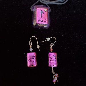 Necklace & Earring set.  Hand-crafted